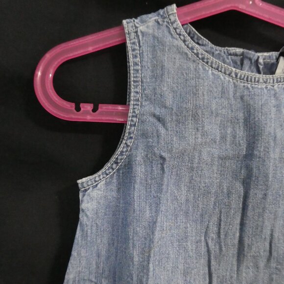 Y2K | BABY GAP - Toddler | 3 years | Casual Sleeveless Denim Dress - Picture 3 of 15